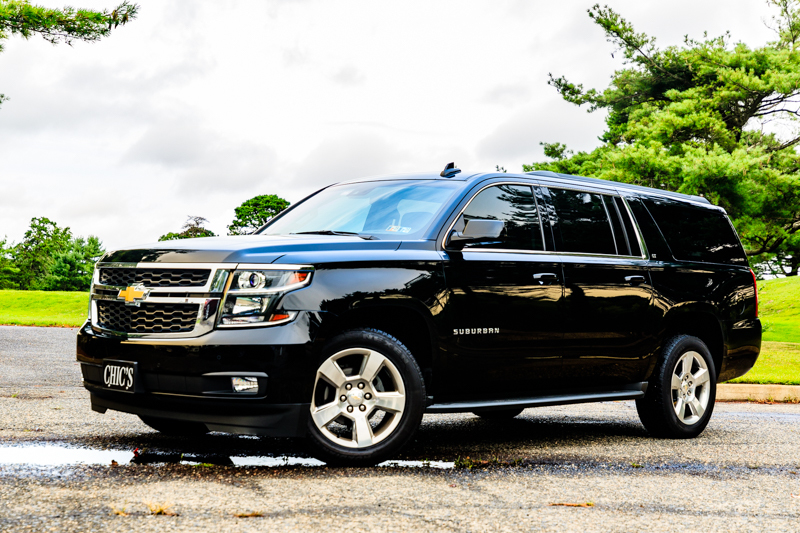 Black Chevrolet Suburban SUV